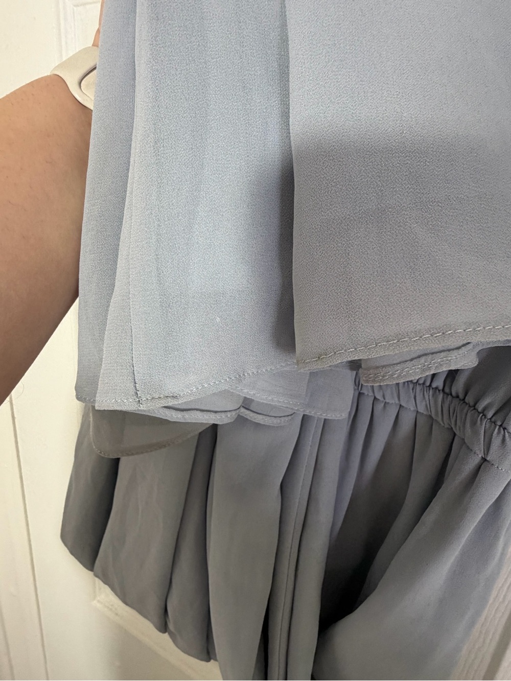 Show Me Your MuMu Pale Blue Sleeveless V-Neck Maxi Dress - Picture 7 of 12